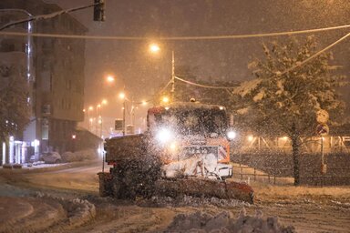 Užicéban nagy gondot okozott az utak karbantartása (Fotó: Beta)