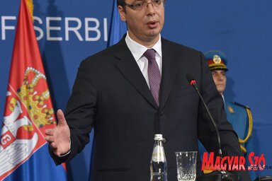 Aleksandar Vučić (Ótos András felvétele)