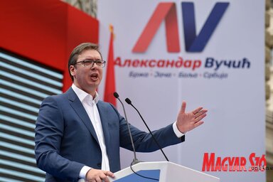 Aleksandar Vučić (kép: Ótos András)