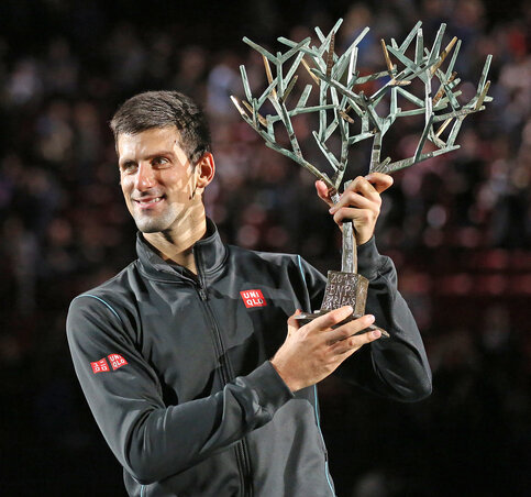 Novak Đoković 40. trófeáját nyerte (Fotó: Beta/AP)