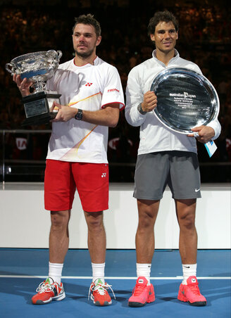 Wawrinka és Nadal (Fotó: Beta/AP)