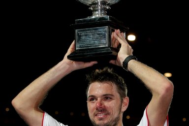 Stanislas Wawrinka, az Australian Open győztese a hétvégén már Újvidéken lép pályára (Fotó:  Beta)