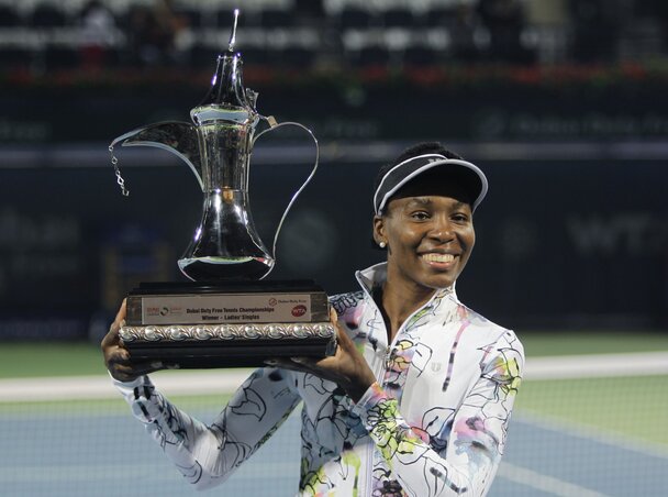 Venus Williams a 45. serlegét nyerte (Fotó: Beta/AP)