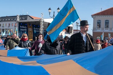 Archív fotó egy korábbi székely szabadság napi nagygyűlésről