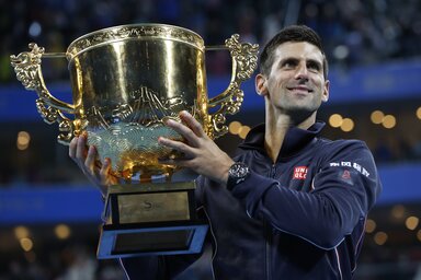 Novak Đoković zsinórban ötödször nyert Pekingben (Fotó:  Beta/AP)