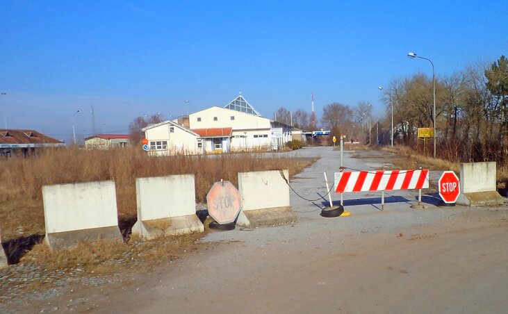 A régi határátkelő Horgos és Röszke között (Fotó: Kozma Rita)