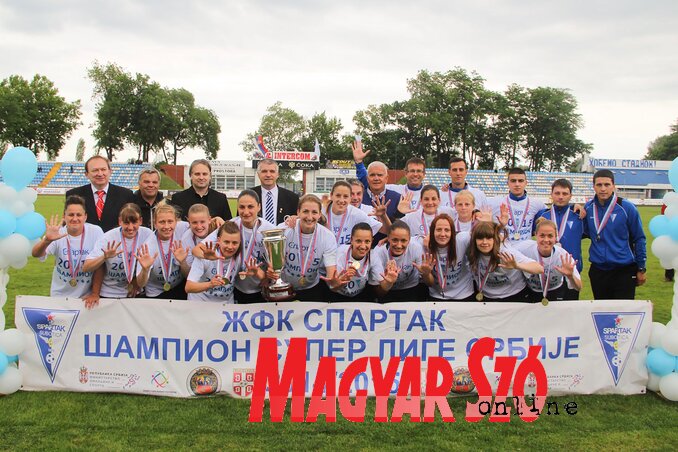 A Spartacus bajnokcsapata (fotó: Dejan Vuković)