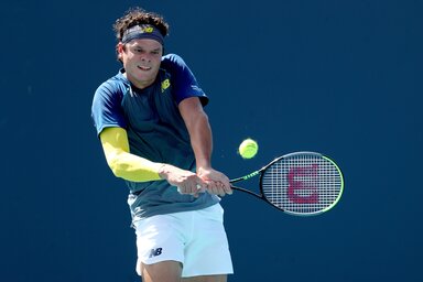 Miloš Raonić győzelemmel tért vissza a hosszú kényszerpihenő után (Fotó: tennis.com)