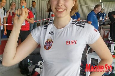 Milica Babić csapatban ezüstérmes, egyéniben ötödik lett