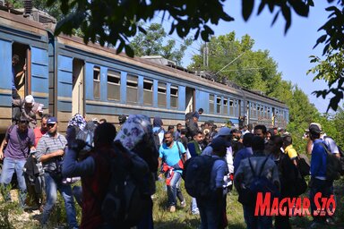 Megérkezett a vonat Preševóból (Fotó: Molnár Edvárd)