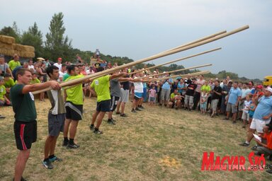 A leglátványosabb rendezvény a Parasztolimpia (Benedek Miklós felvétele)