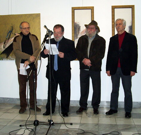  David Kecman Dako, Fekete J. József, Szajkó István és Boško Krstić