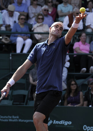 John Isner tegnap döntőt játszott Houstonban, csütörtökön Novak Đokovićtyal is találkozhat (Fotó: Beta/AP)