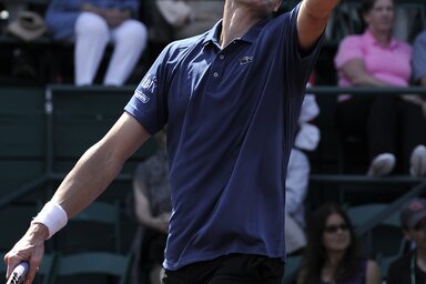 John Isner tegnap döntőt játszott Houstonban, csütörtökön Novak Đokovićtyal is találkozhat (Fotó: Beta/AP)