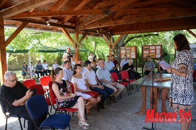 Részlet a díjkiosztó ünnepségről (Paraczky László felvétele)