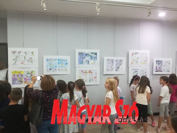 A gyerekek is megtekintették a kiállításokat (Fotó: Lukács Melinda)