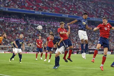 A Bayern és a Manchester United legutóbb 2018-ban egy barátságos meccsen találkozott egymással, akkor 1:0-ra a bajor gárda nyert (Fotó: FC Bayern Munich)