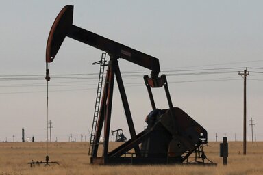 FILE - A pumpjack as seen on Wednesday, March 30, 2022, in Tatum, New Mexico. President Joe Biden is promising “strong executive action” to combat climate change, despite dual setbacks that