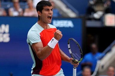 Carlos Alcaraz az idei US Open egyik legdrámaibb meccsét nyerte meg, kérdés, mennyi ereje maradt az elődöntőre (Fotó: Beta/AP)