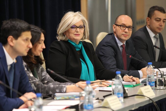 Beograd, 15.11.2022. - Guvernerka Narodne banke Srbije Jorgovanka Tabakovic govori na prezentaciji izvestaja o inflaciji, danas u Narodnoj banci Srbije. (BETAPHOTO/MILAN OBRADOVIC)