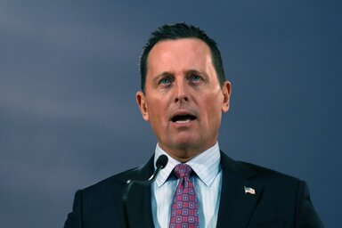 Richard Grenell, az amerikai elnök Belgrád és Pristina közötti kapcsolatokkal foglalkozó különmegbízottja, és az Egyesült Államok németországi nagykövete (Fotó: Beta/AP)