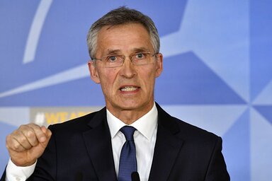 Jens Stoltenberg (Fotó: AP/Geert Vanden Wijngaert)