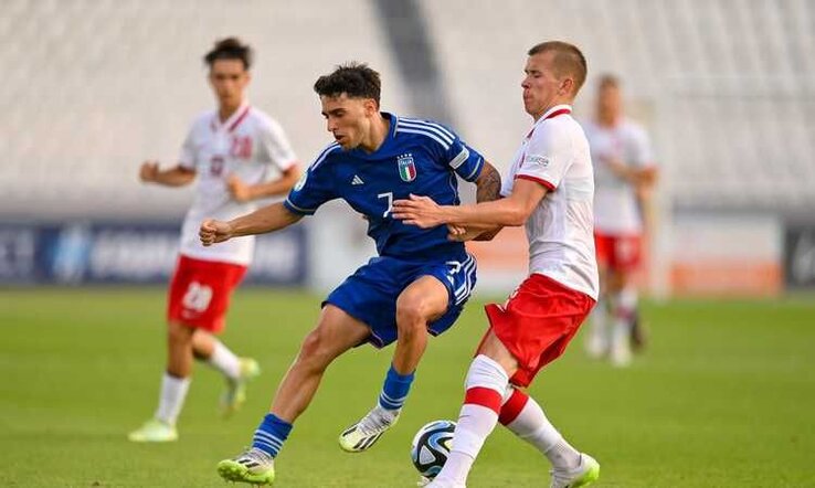 Az olasz–lengyel meccsen született döntetlen az előbbi csapatnak kedvezett (Fotó: Italy 24 Press News)