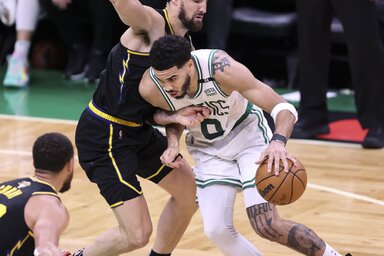 Jayson Tatum 26 ponttal volt a győztes csapat egyik legjobbja (Fotó: Beta/AP)