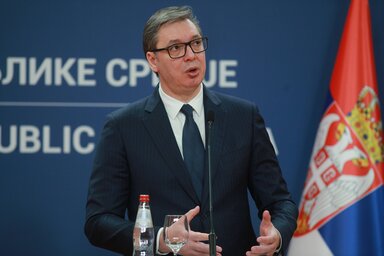 Aleksandar Vučić (Fotó: Beta)