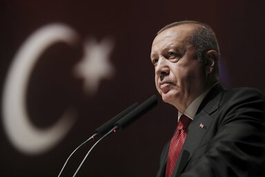 Recep Tayyip Erdogan török elnök (Fotó: Beta/AP)