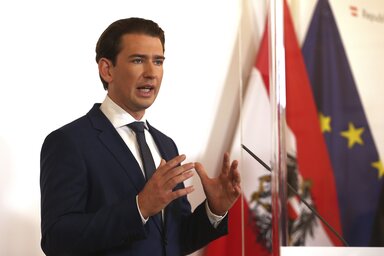 Sebastian Kurz osztrák kancellár (Fotó: Beta/AP)