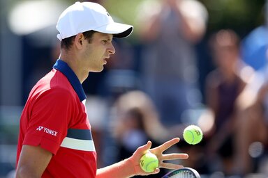 Hubert Hurkacz révén Roger Federer kikerült az első tízből (Fotó: Beta/AP)