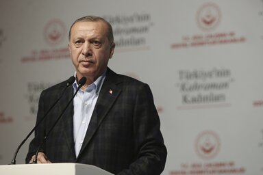 Recep Tayyip Erdogan török elnök (Fotó: Beta/AP)