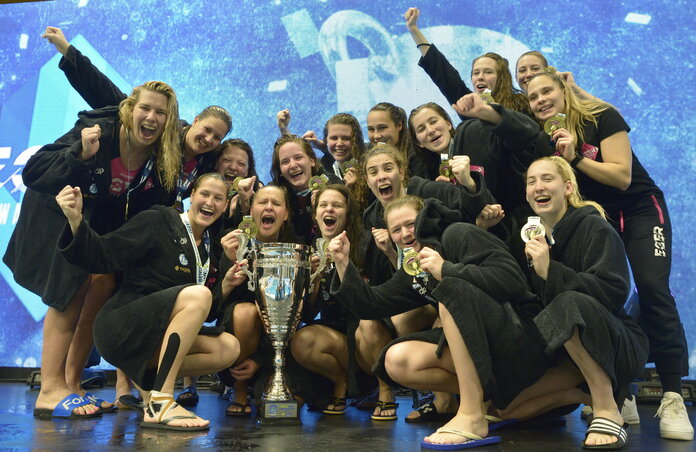 A kupagyőztes Eger csapata (Fotó: MTI)