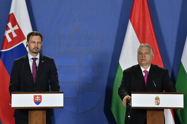 Eduard Heger és Orbán Viktor (Fotó: MTI)