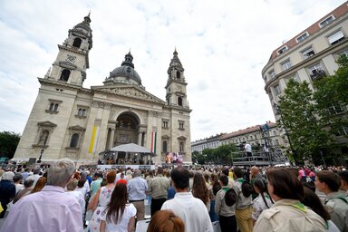 Ünnepi szentmise Budapesten (Fotó: MTI)