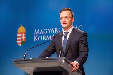 Szijjártó Péter (Fotó: MTI)