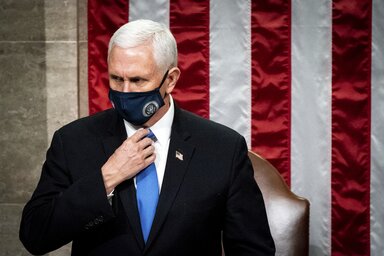 Mike Pence amerikai alelnök (Fotó: Beta/AP)