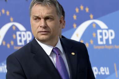 Orbán Viktor évekkel ezelőtt az EPP kongresszusán (Beta/AP)