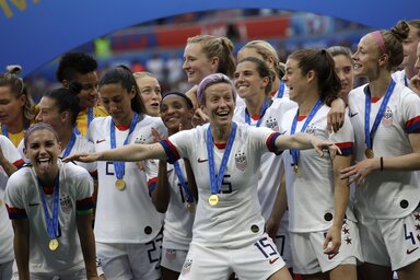 Megan Rapinoe és társai a pályán kívül is megvívják saját harcukat (Fotó: Beta/AP)