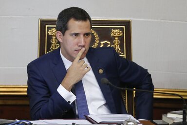 Juan Guaidó (Fotó: Beta/AP)