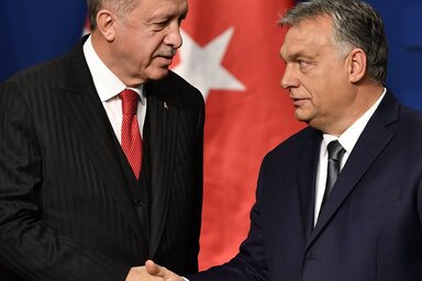 Recep Tayyip Erdoğan és Orbán Viktor (Fotó: MTI)