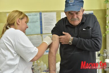 Az influenza elleni védőoltásnak szinte nincs mellékhatása(Gergely Árpád felvétele)